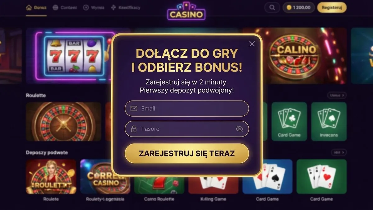 Rejestracja z bonusem